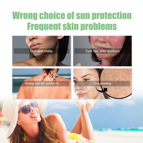 EELHOE Jasmine UV Protection Cream, Summer Outdoor Skin UV Isolation Protection Refreshing And Not Sticky